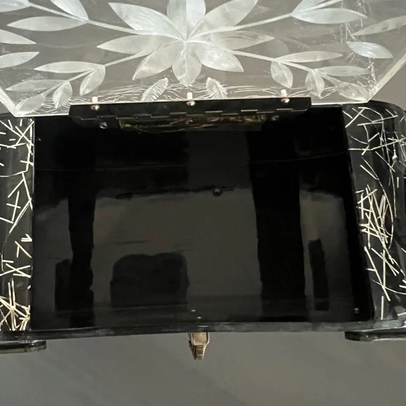 Florida Handmade Made in Miami Lucite Vintage Purse - Picture 4 of 11